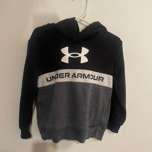 Under Armour‎ Black and Gray Kids Hoodie 3t